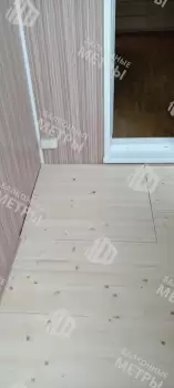 Отделка балкона сапожок с утеплением Отделка балкона сапожок с утеплением