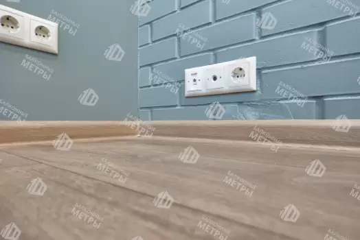 Отделка балкона гипсокартоном с покраской