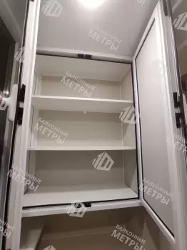 Установка на балконе трёх шкафов