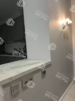 Отделка и утепление балкона Каблук в доме серии ПТ-44